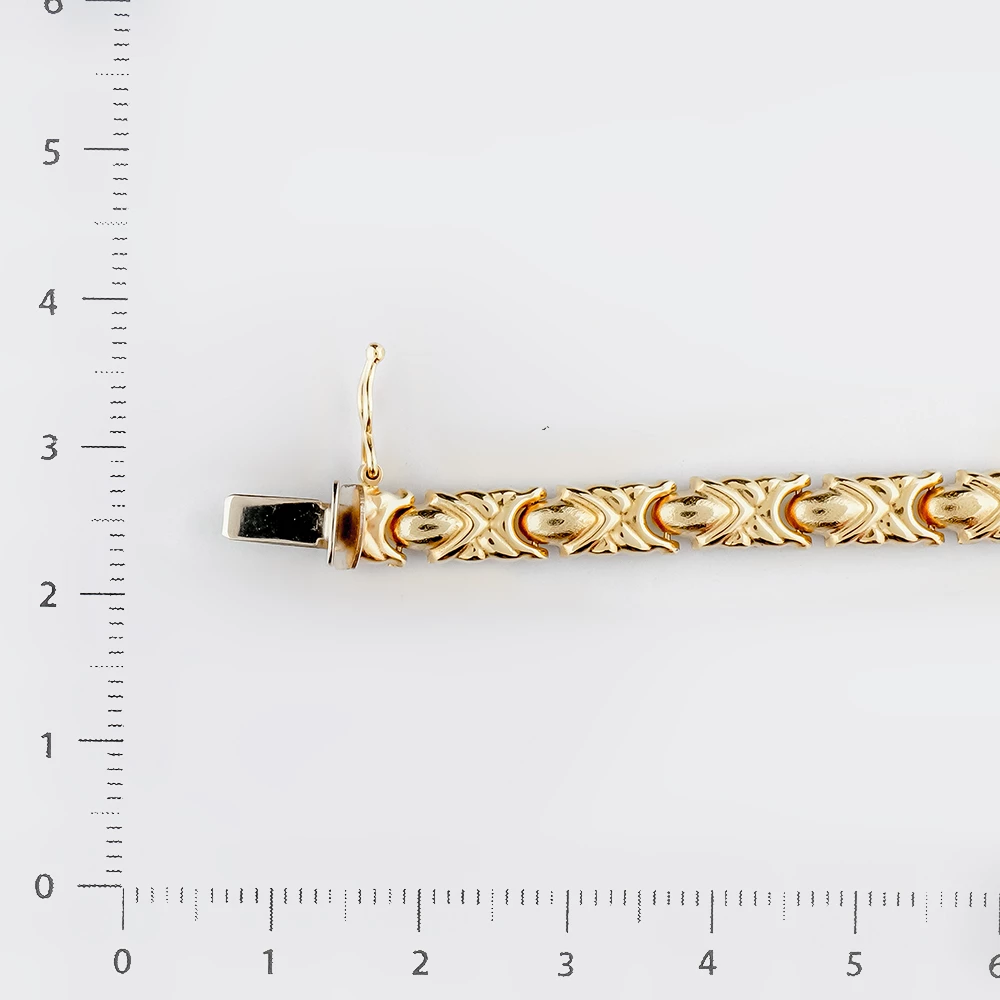 Браслет из желтого золота 585 пробы