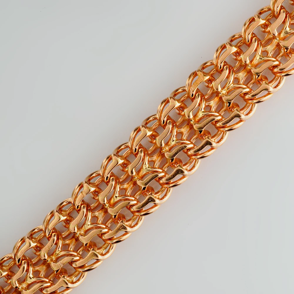 Браслет из красного золота 585 пробы