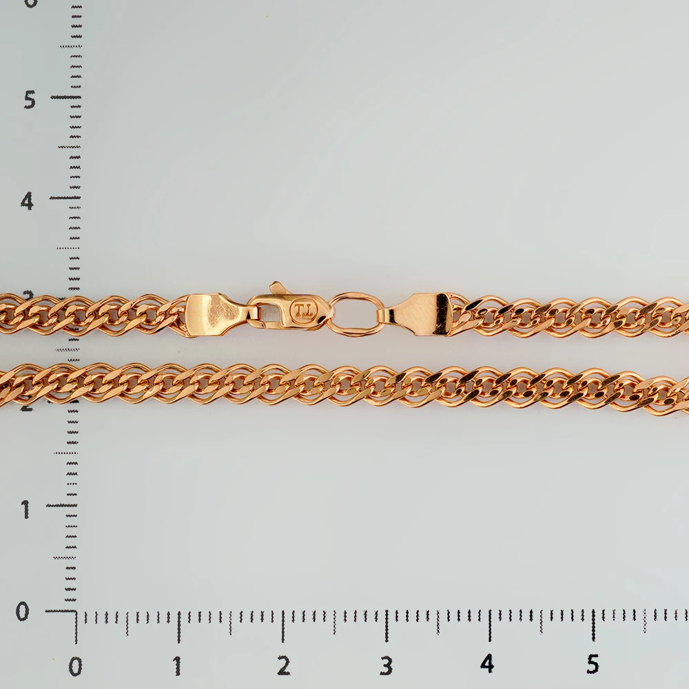 Браслет из красного золота 585 пробы