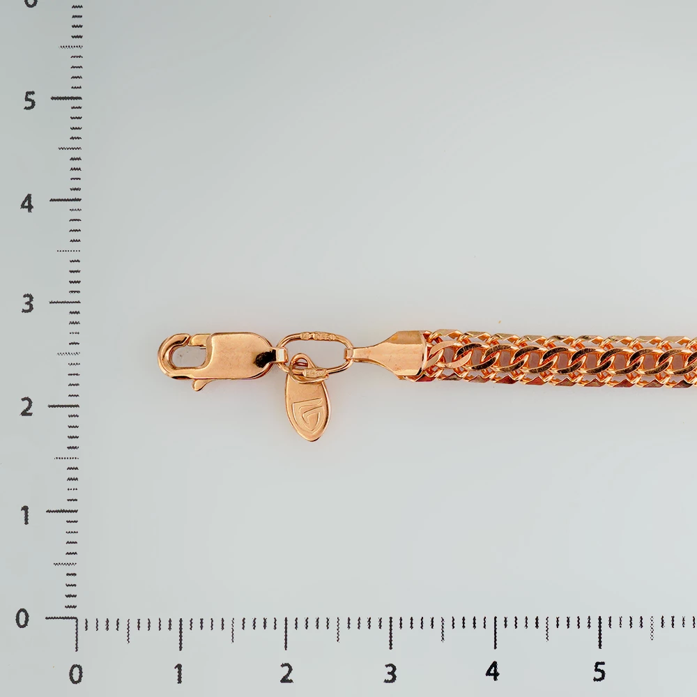 Браслет из красного золота 585 пробы