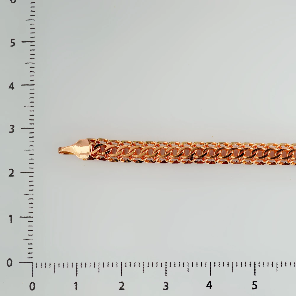 Браслет из красного золота 585 пробы