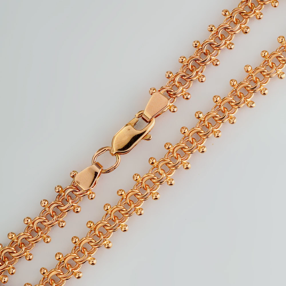 Браслет из красного золота 585 пробы