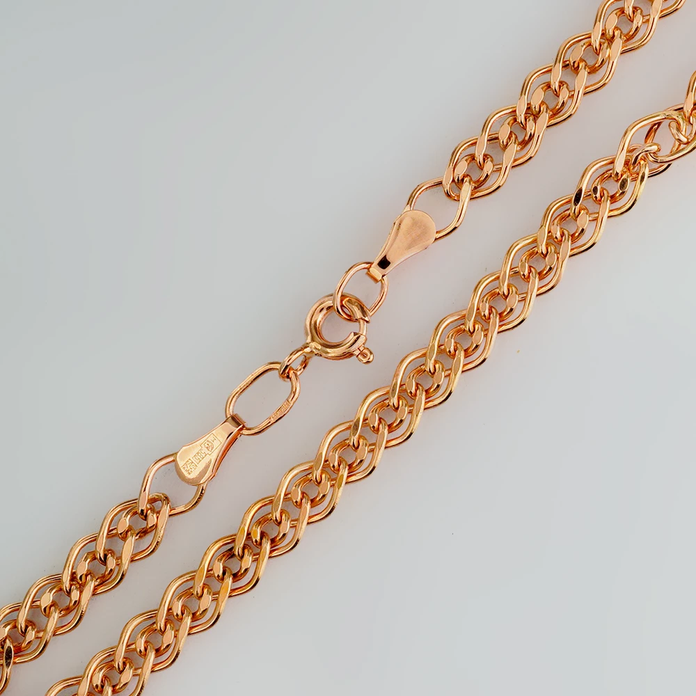 Браслет из красного золота 585 пробы