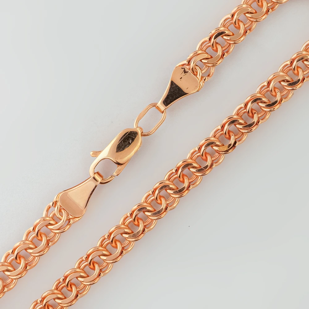 Браслет из красного золота 585 пробы