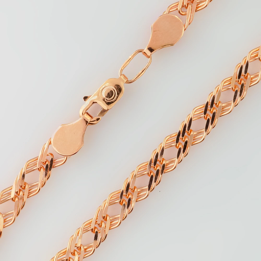 Браслет из красного золота 585 пробы