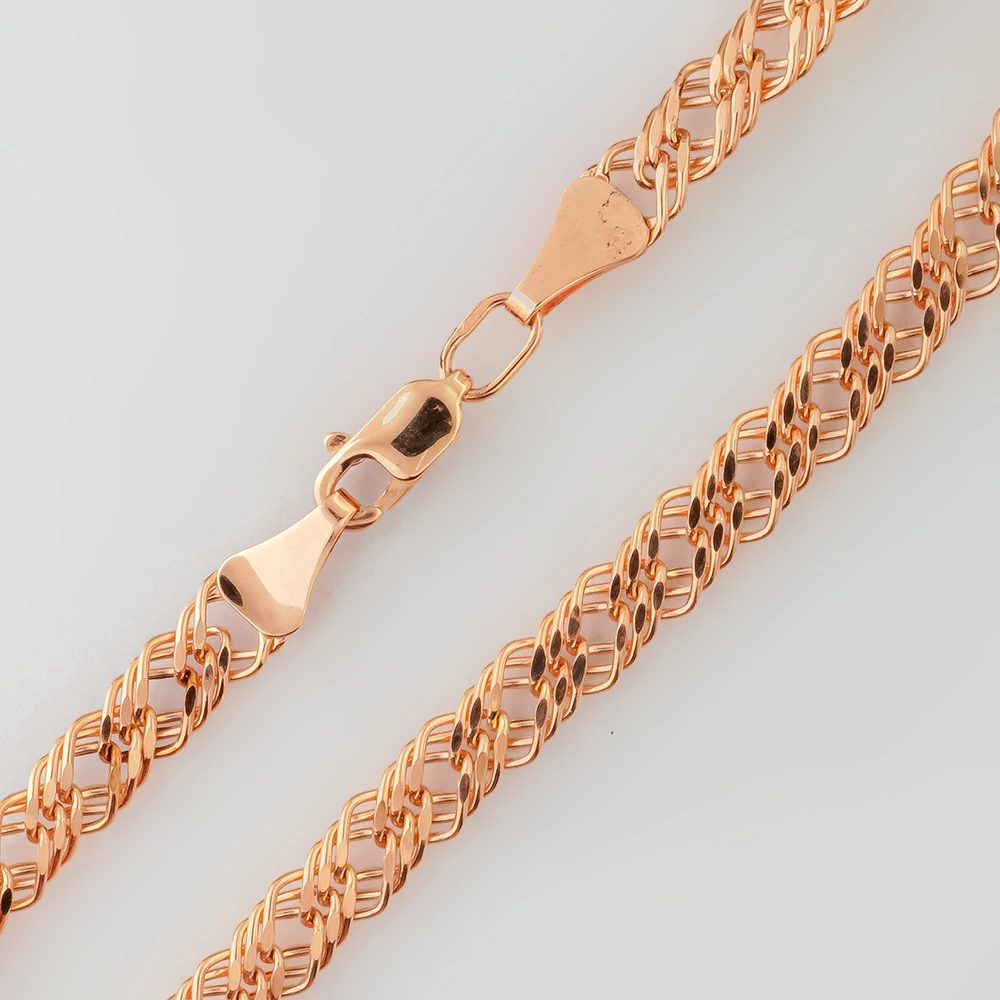 Браслет из красного золота 585 пробы