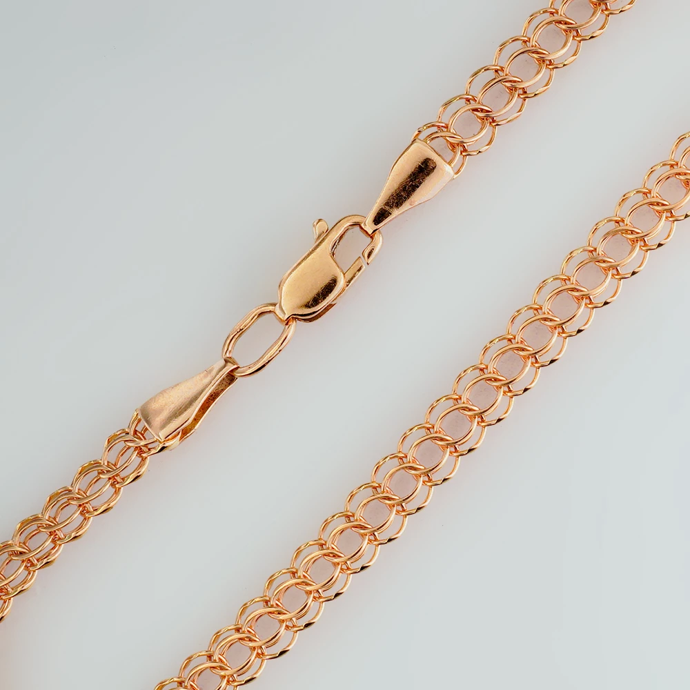 Браслет из красного золота 585 пробы