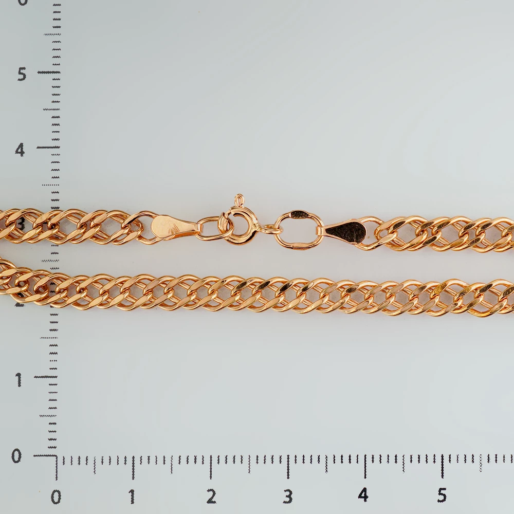 Браслет из красного золота 585 пробы