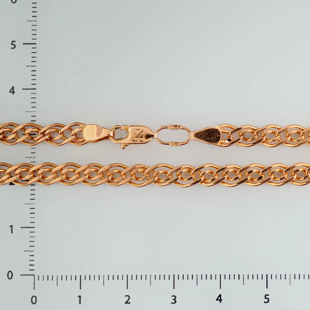 Браслет из красного золота 585 пробы