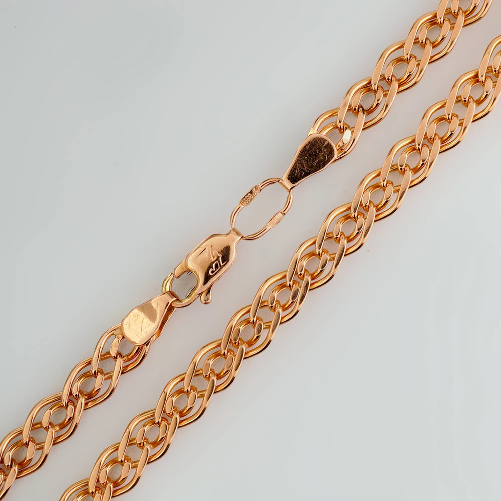 Браслет из красного золота 585 пробы