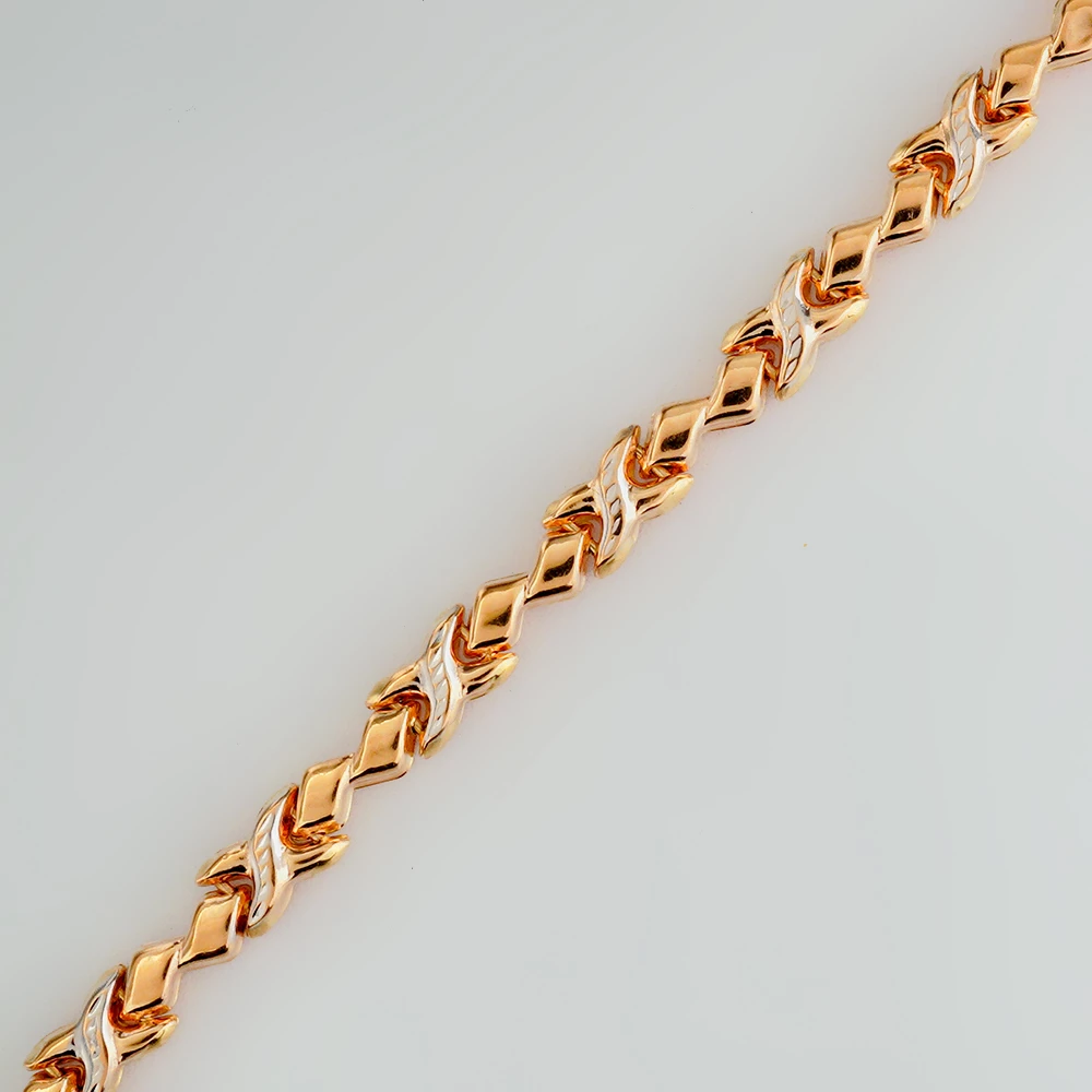 Браслет из красного золота 585 пробы