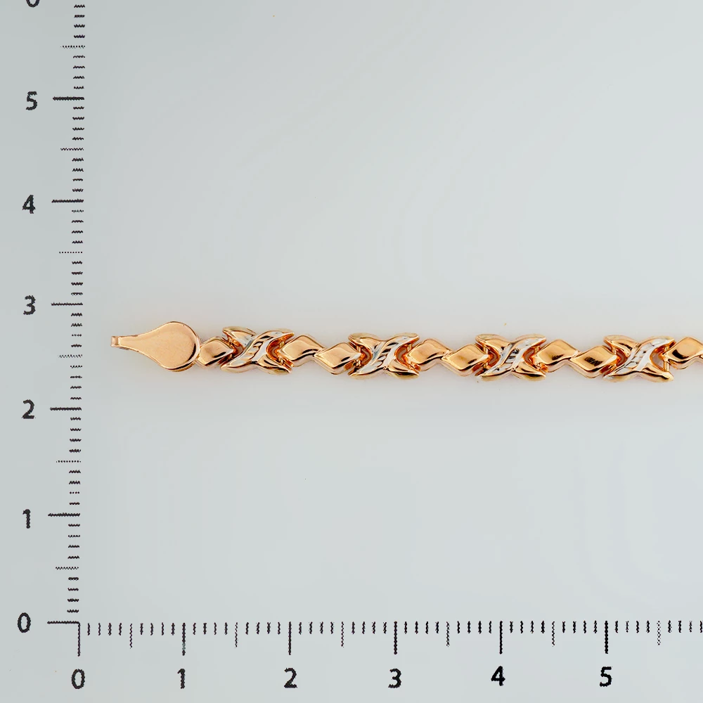 Браслет из красного золота 585 пробы