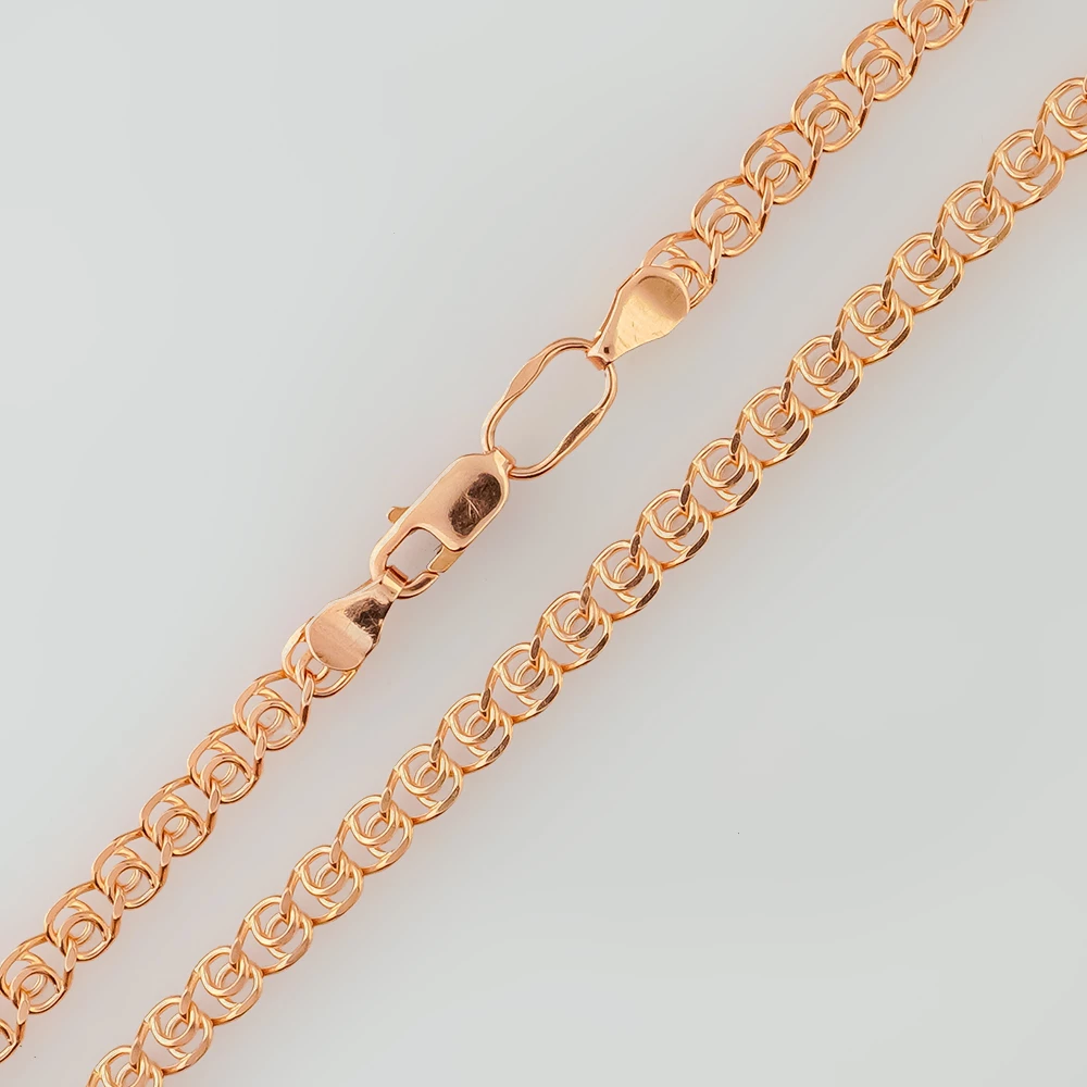 Браслет из красного золота 585 пробы