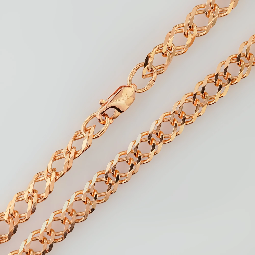 Браслет из красного золота 585 пробы