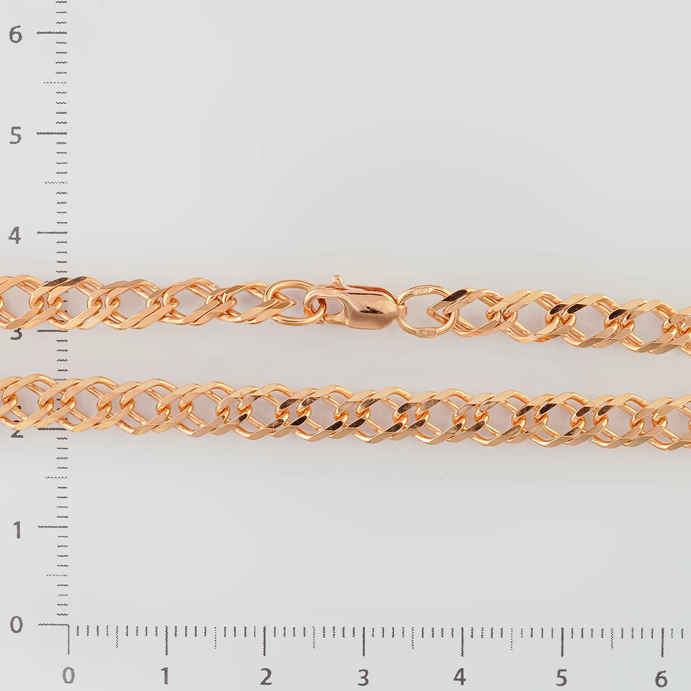 Браслет из красного золота 585 пробы