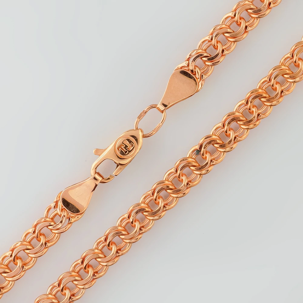 Браслет из красного золота 585 пробы