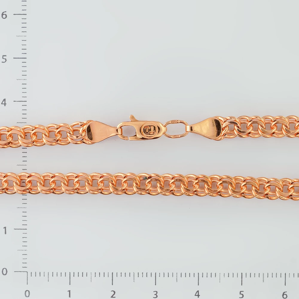 Браслет из красного золота 585 пробы