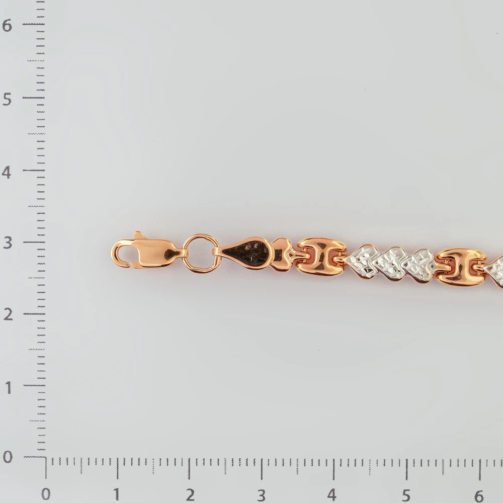 Браслет из красного золота 585 пробы