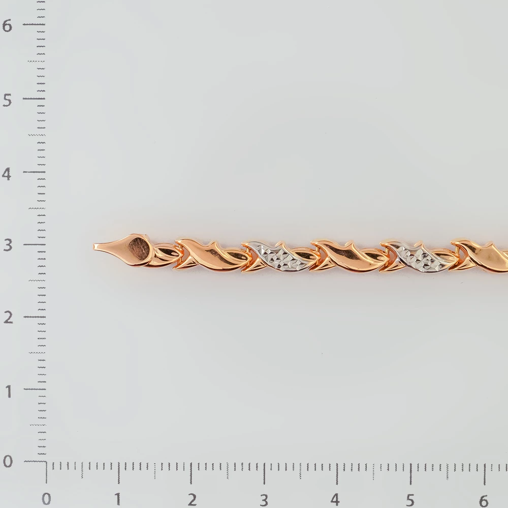 Браслет из красного золота 585 пробы