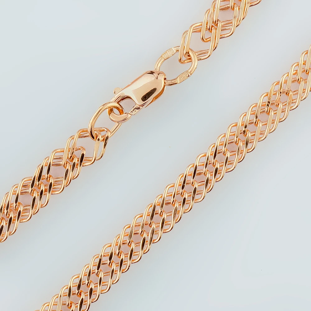 Браслет из красного золота 585 пробы