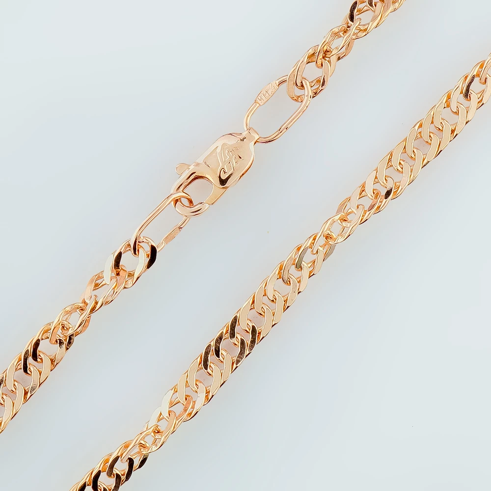 Браслет из красного золота 585 пробы