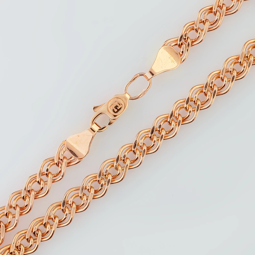 Браслет из красного золота 585 пробы