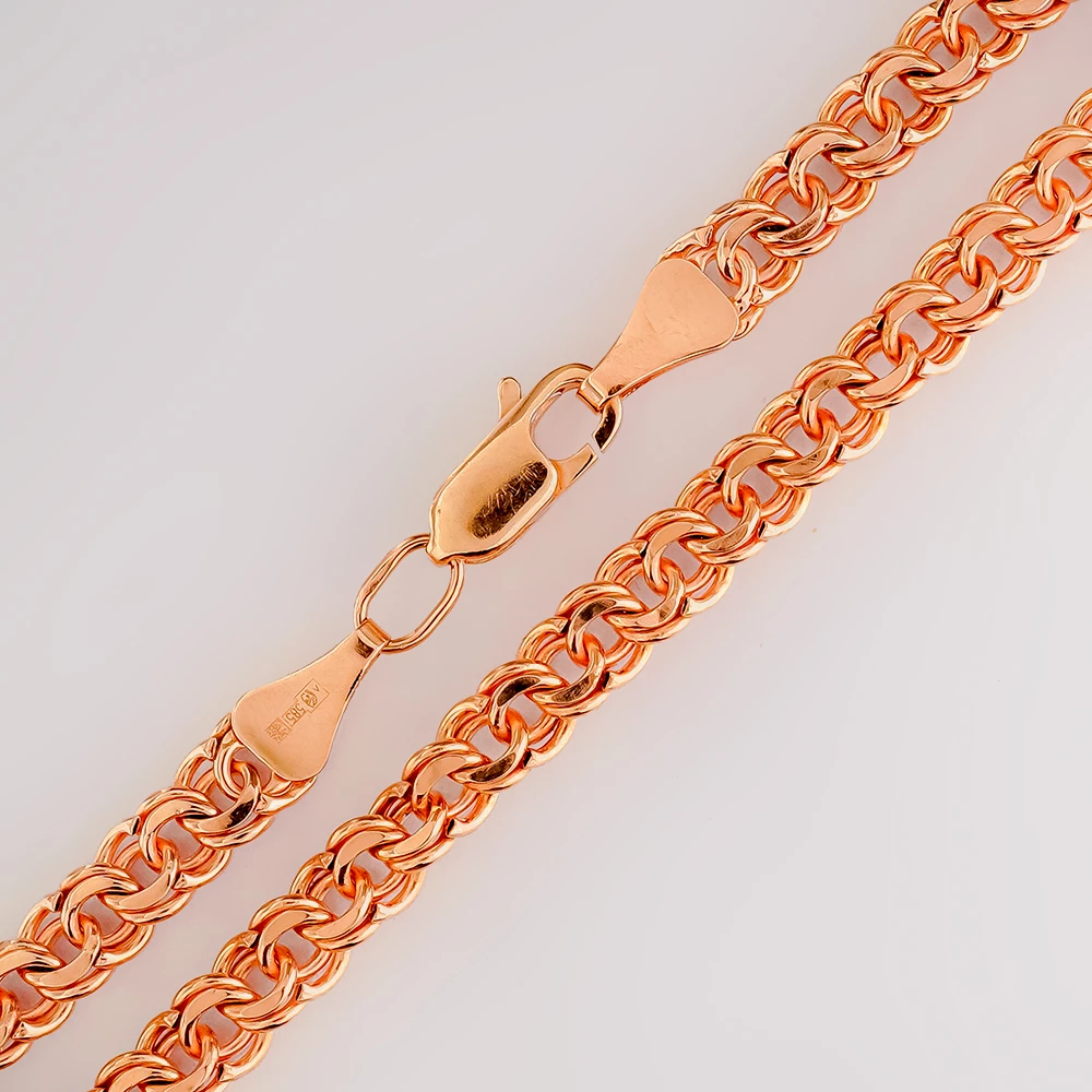 Браслет из красного золота 585 пробы