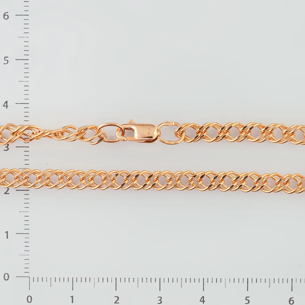 Браслет из красного золота 585 пробы