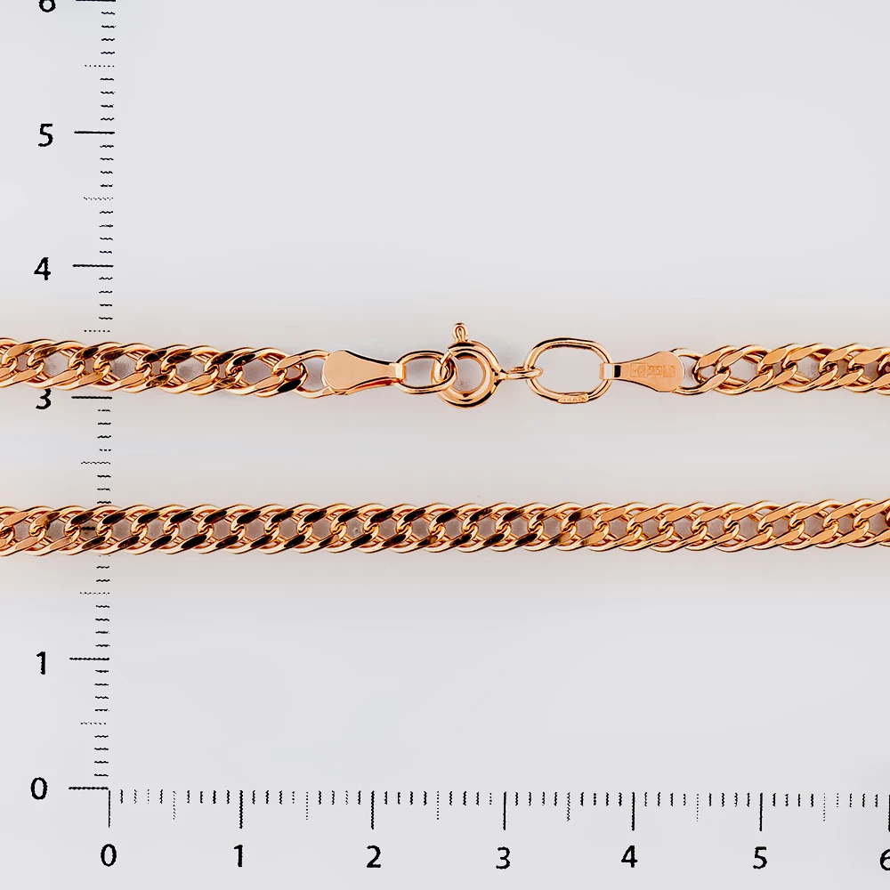 Браслет из красного золота 585 пробы