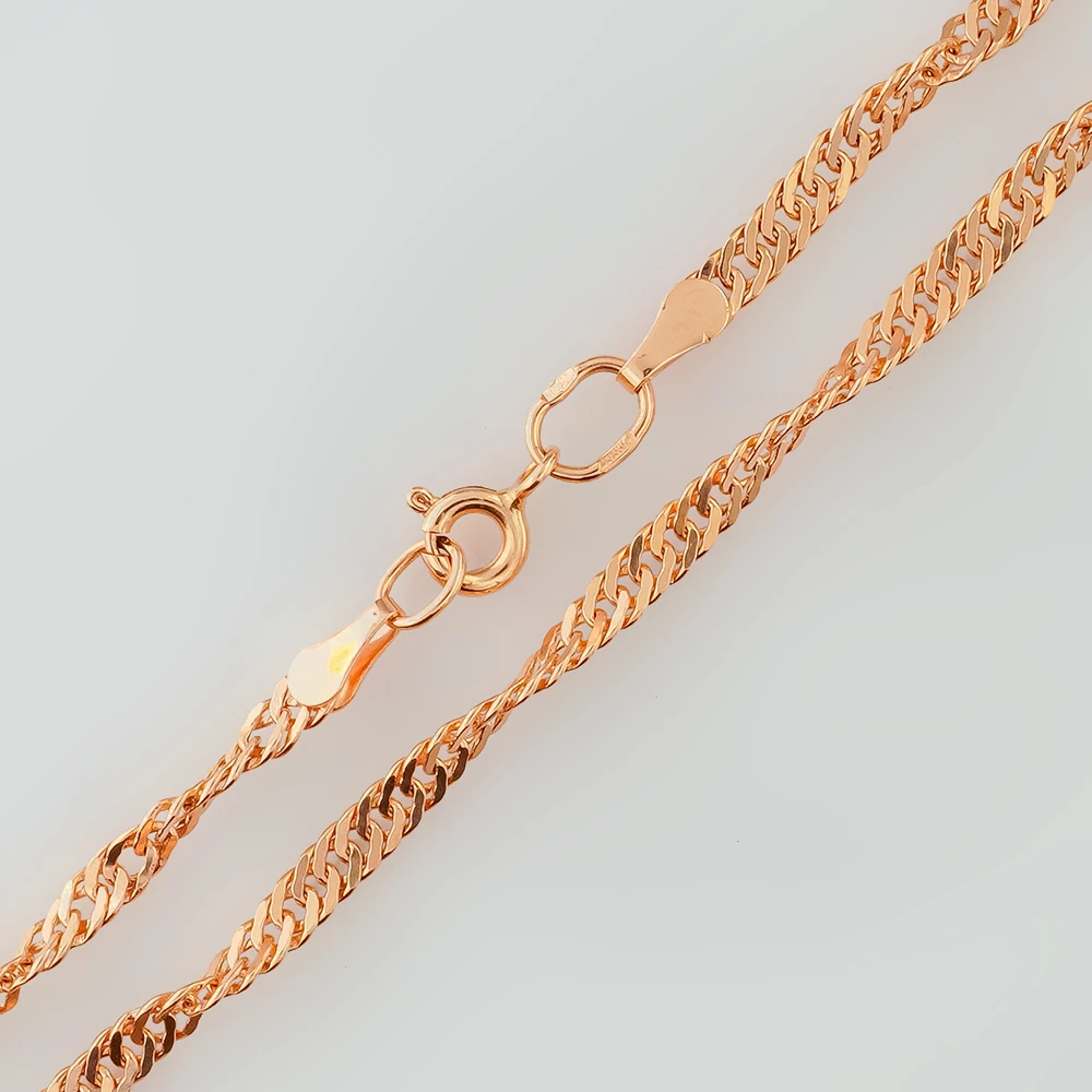 Браслет из красного золота 585 пробы