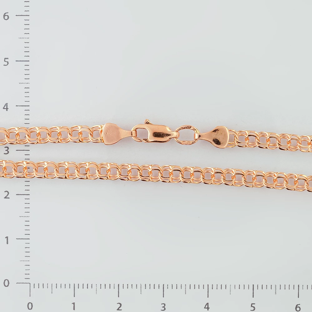 Браслет из красного золота 585 пробы