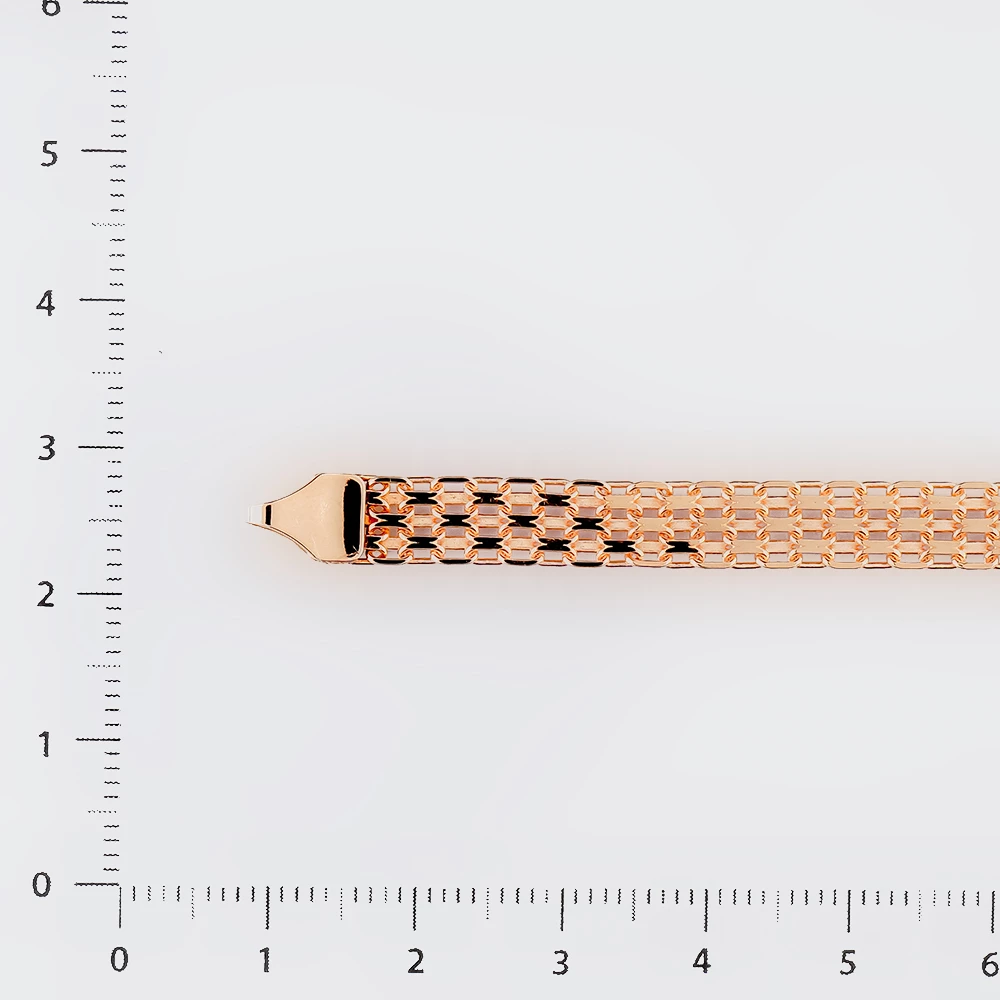 Браслет из красного золота 585 пробы