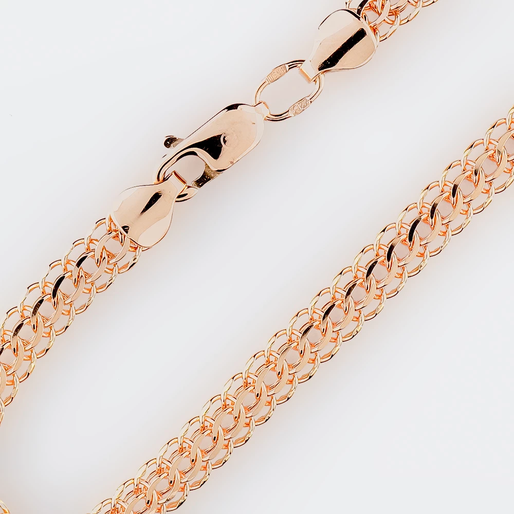 Браслет из красного золота 585 пробы