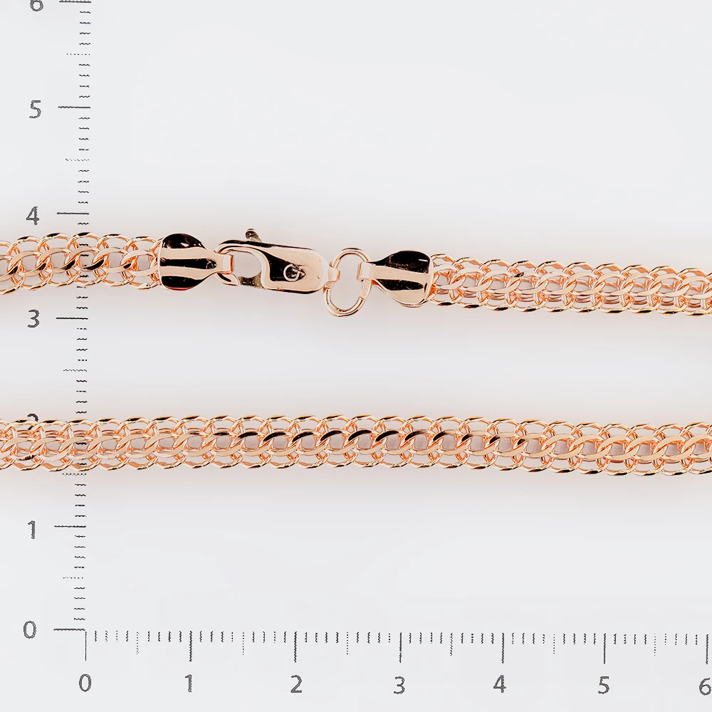 Браслет из красного золота 585 пробы