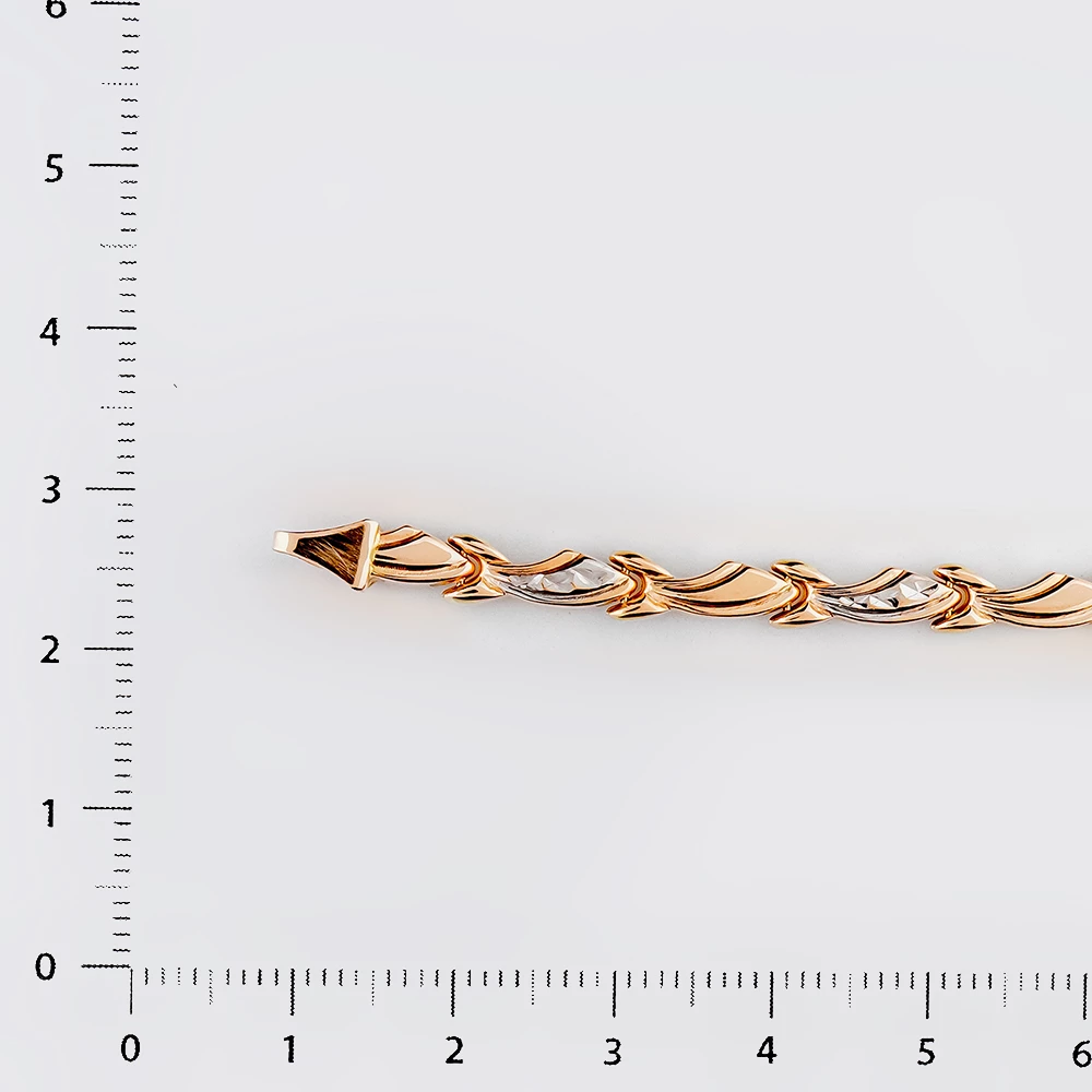 Браслет из красного золота 585 пробы