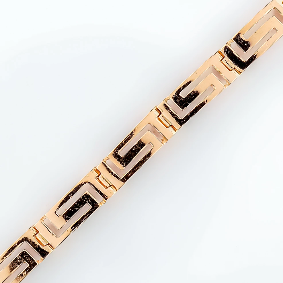 Браслет из красного золота 585 пробы