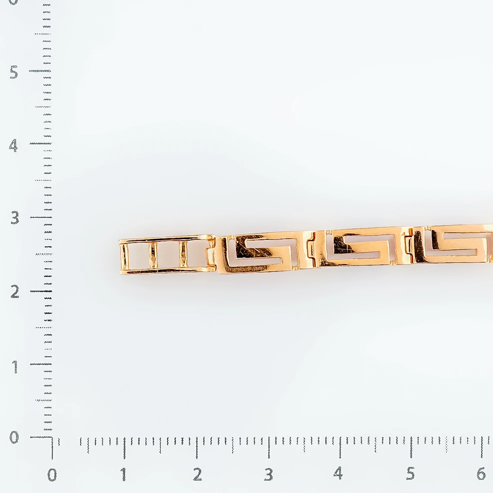 Браслет из красного золота 585 пробы