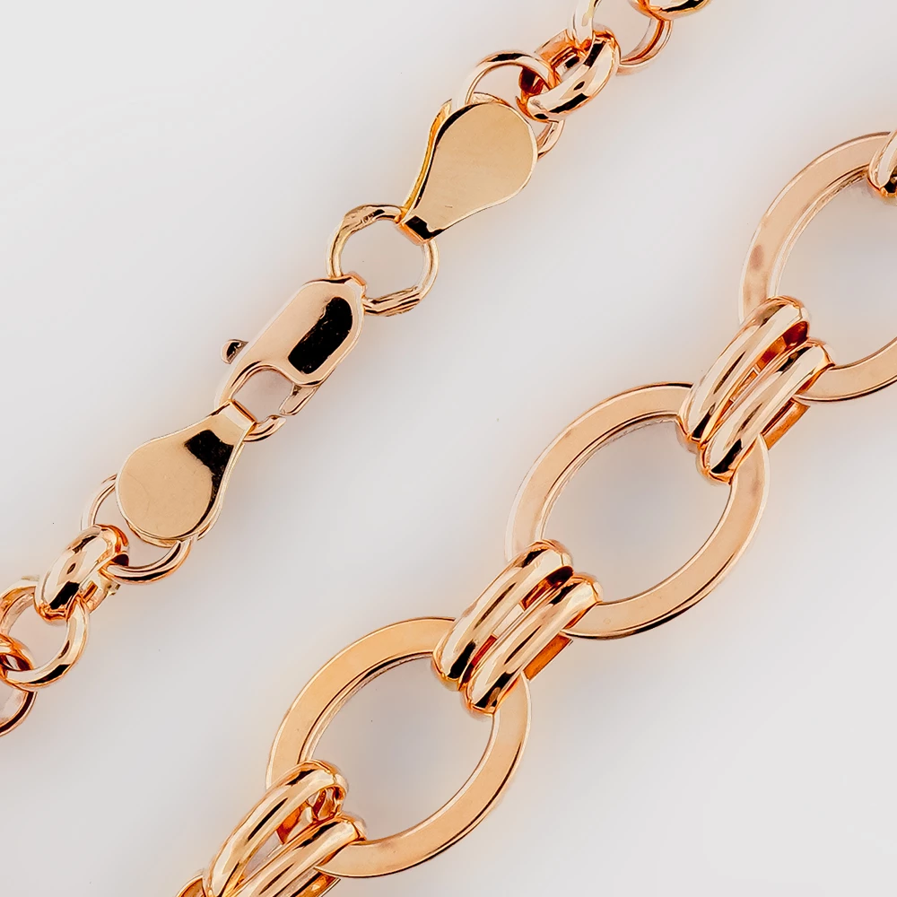 Браслет из красного золота 585 пробы