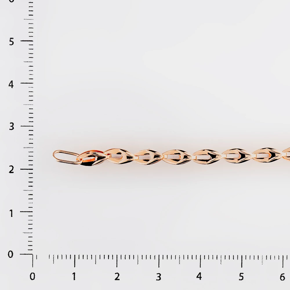 Браслет из красного золота 585 пробы