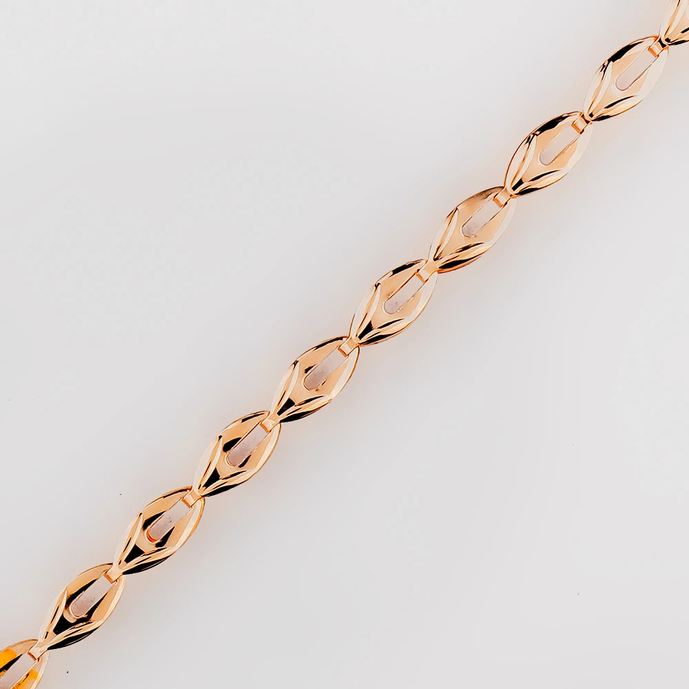 Браслет из красного золота 585 пробы