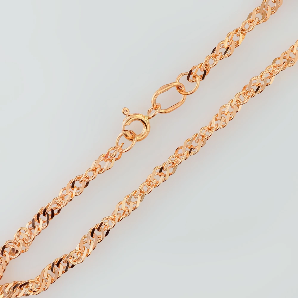 Браслет из красного золота 585 пробы