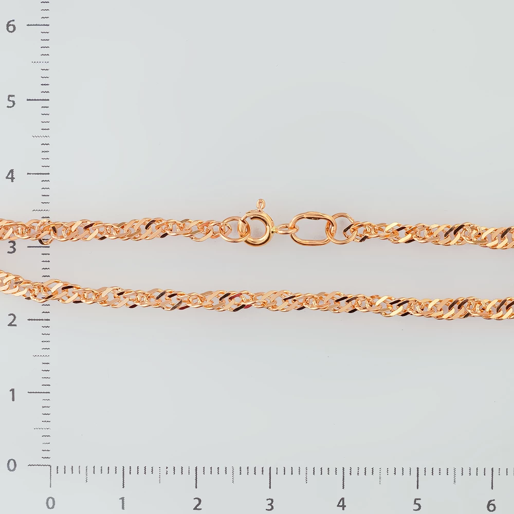 Браслет из красного золота 585 пробы