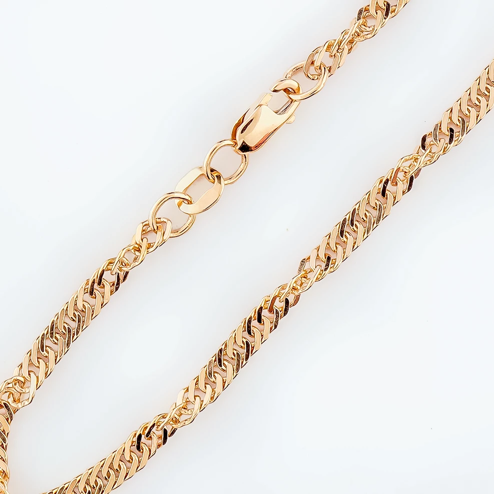 Браслет из красного золота 585 пробы