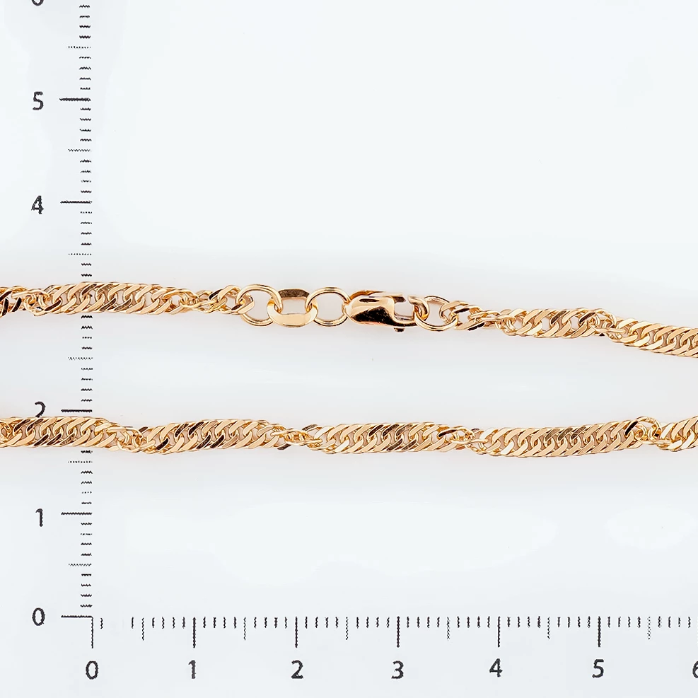 Браслет из красного золота 585 пробы