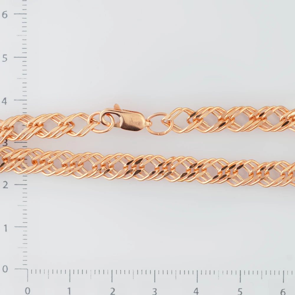 Браслет из красного золота 585 пробы