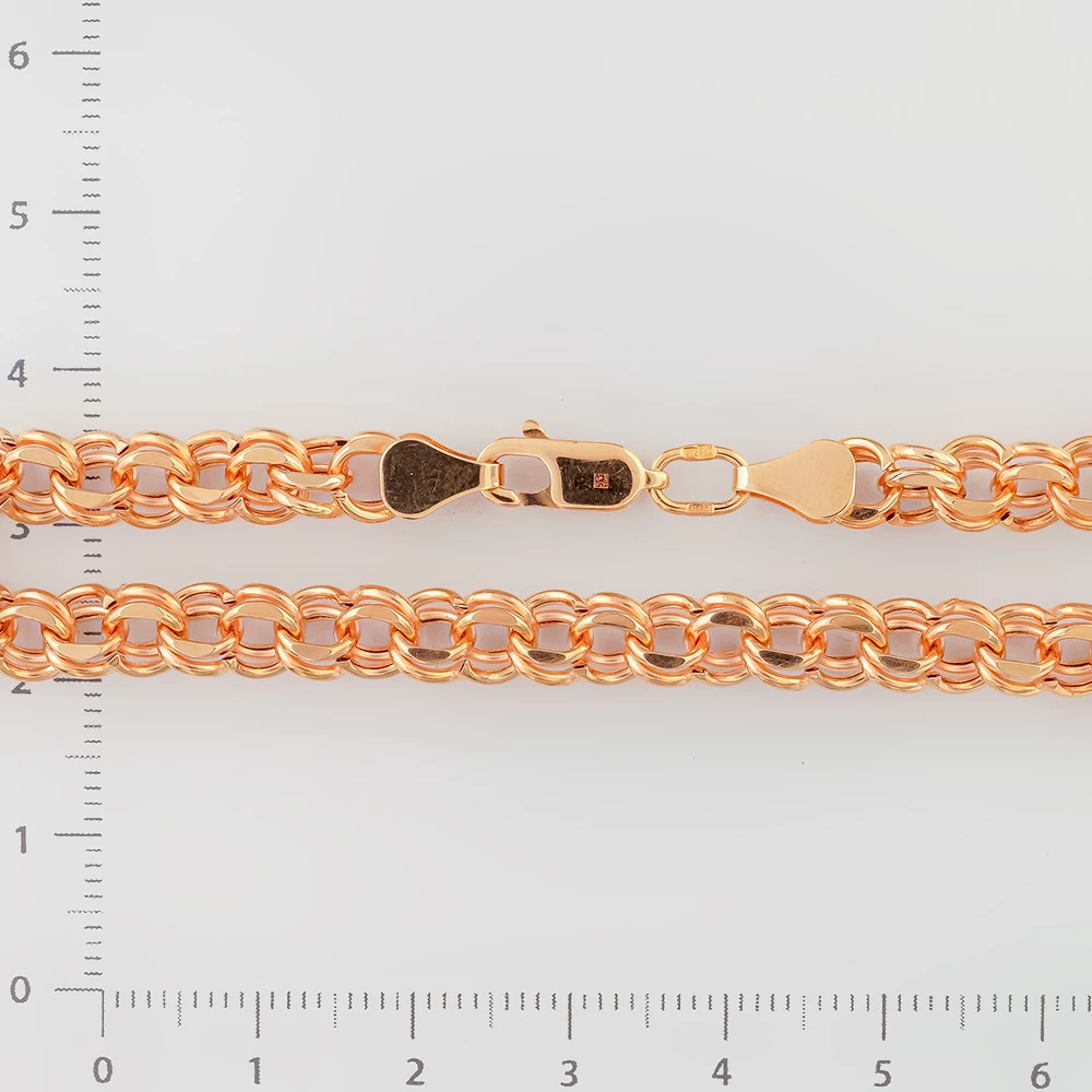 Браслет из красного золота 585 пробы