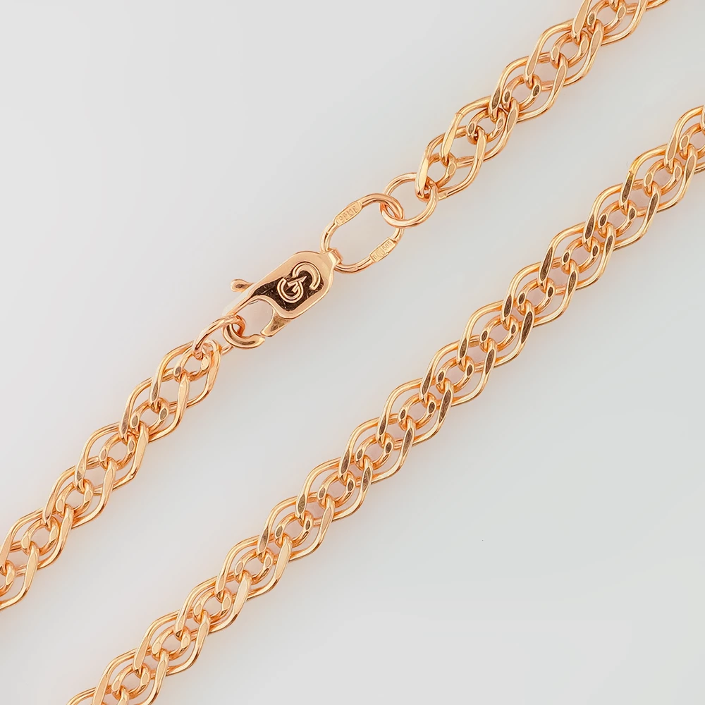 Браслет из красного золота 585 пробы