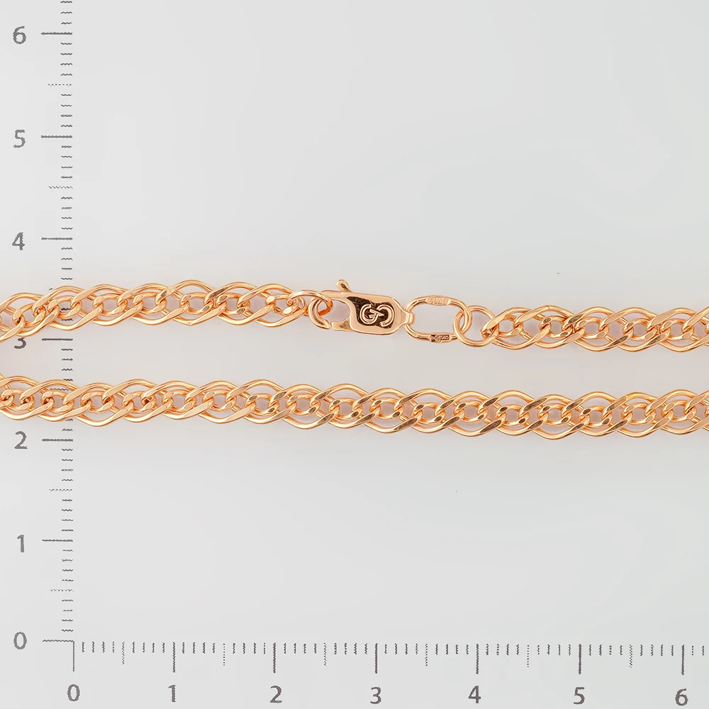 Браслет из красного золота 585 пробы