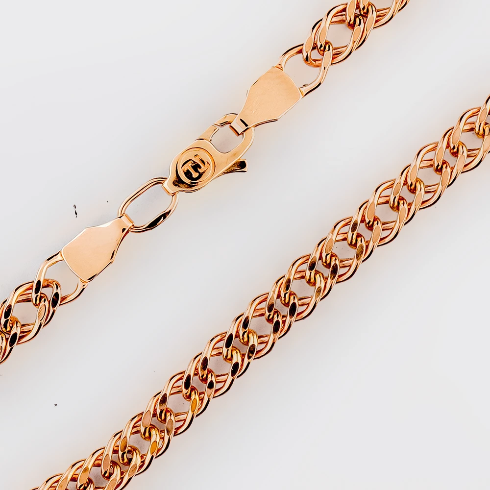 Браслет из красного золота 585 пробы