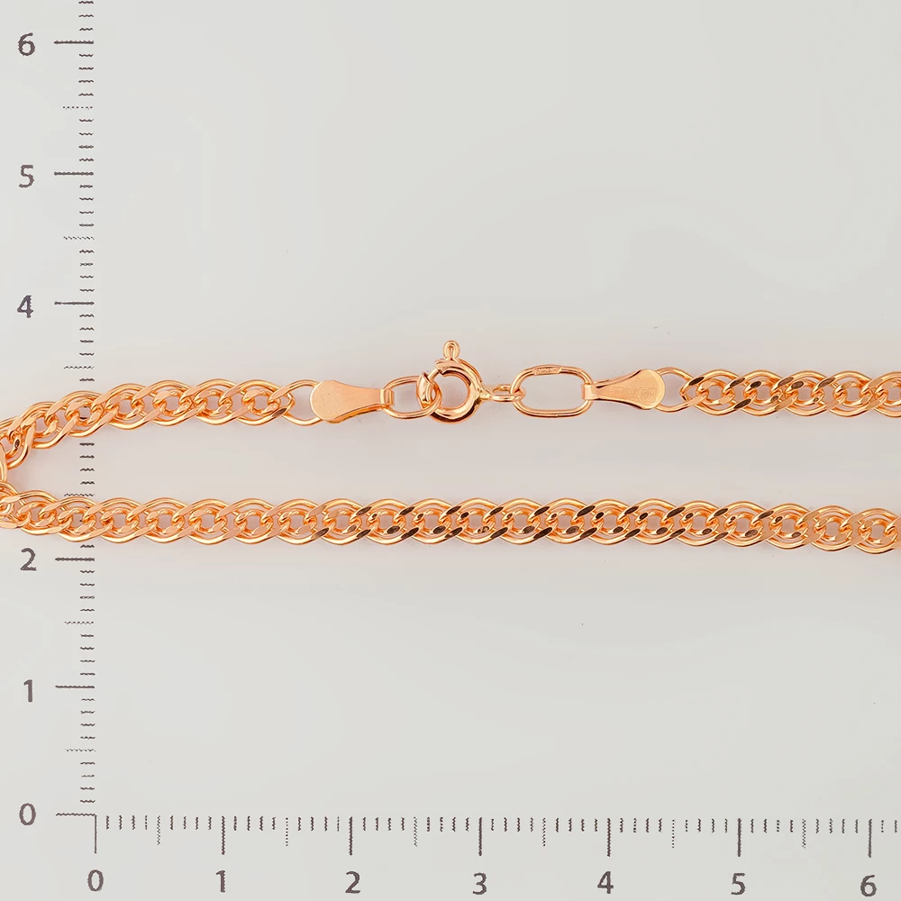 Браслет из красного золота 585 пробы